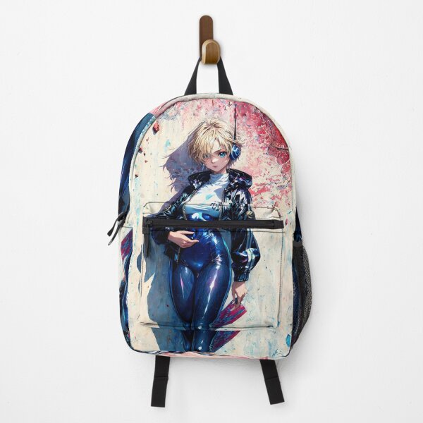 Item preview, Lilith Vegapunk One Piece Blue Jacket Paint Wall designed and sold by JohnEllisa.