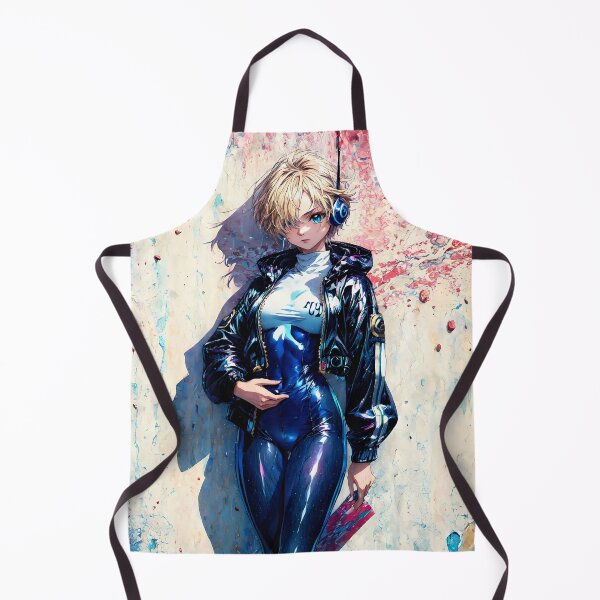 Item preview, Lilith Vegapunk One Piece Blue Jacket Paint Wall designed and sold by JohnEllisa.