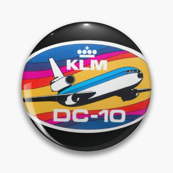 Item preview, KLM DC10 groovy 1970s retro airline design mcdonnel designed and sold by PilotandPlane.