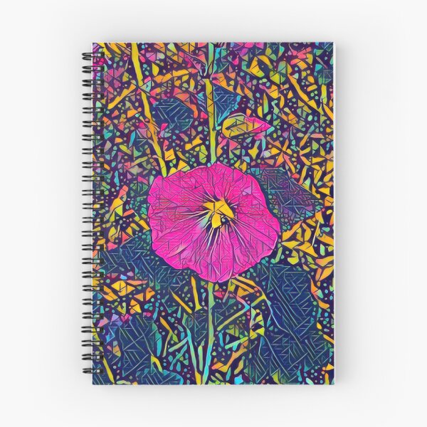 Item preview, Psychedelic Neon Pink Petunia Abstract Garden Digital Painting designed and sold by BalkanBloom.