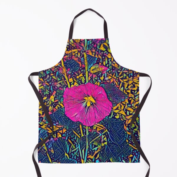 Item preview, Psychedelic Neon Pink Petunia Abstract Garden Digital Painting designed and sold by BalkanBloom.