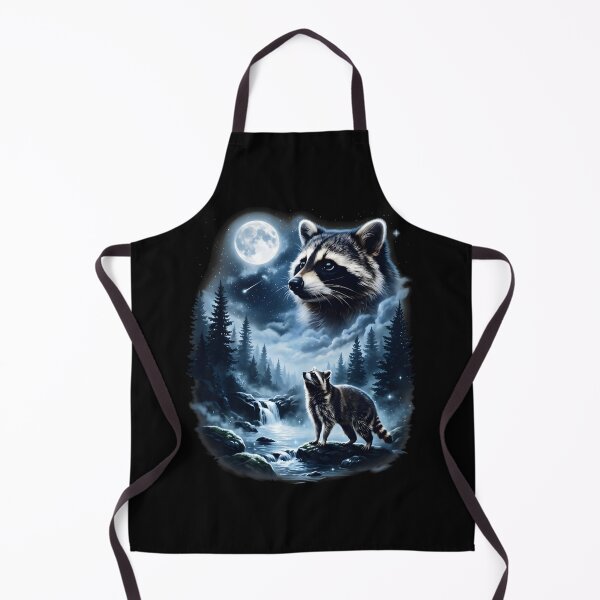 Item preview, Funny Raccoon Cat Howling to the Moon Pet Meme designed and sold by DebbieEganCo.