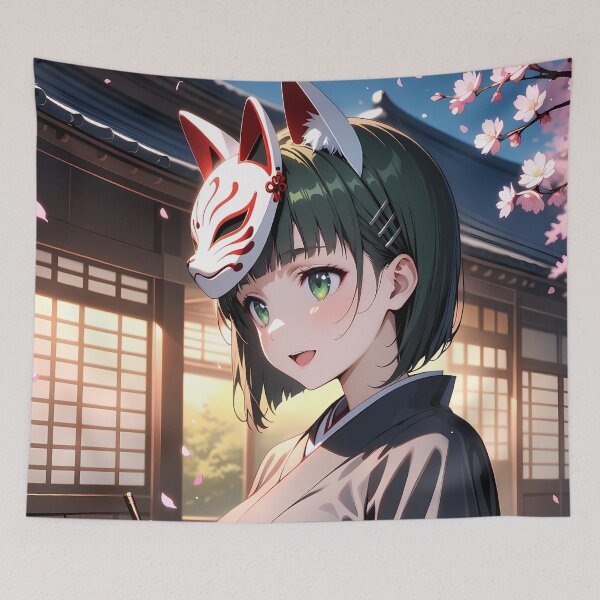 Item preview, Kirigaya Suguha Sword Art Online Kitsune Mask Lantern Light designed and sold by JohnEllisa.