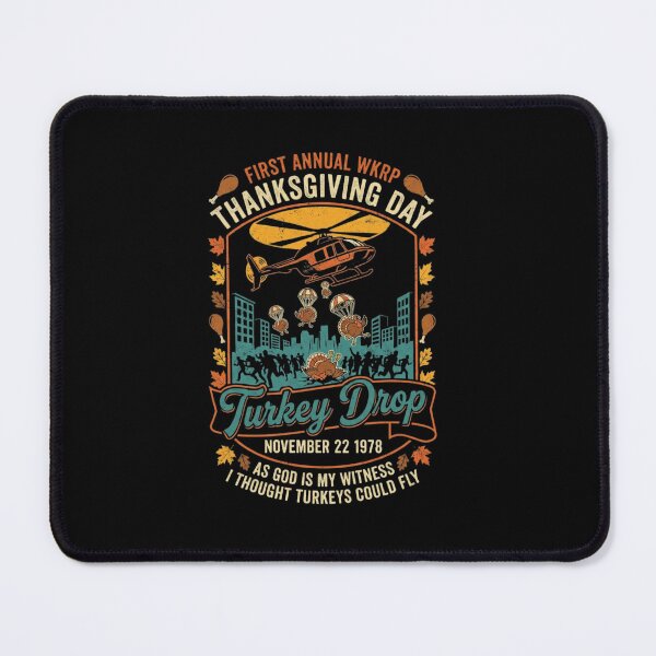 Item preview, Thanksgiving Turkey Drop Helicopter Vintage Retro Design designed and sold by SiarheiYur.