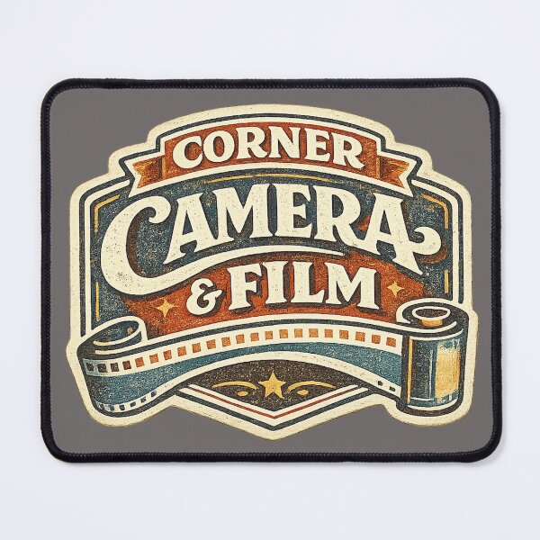 Item preview, Corner Camera & Film Vintage Store Design designed and sold by Golden Era Studio.
