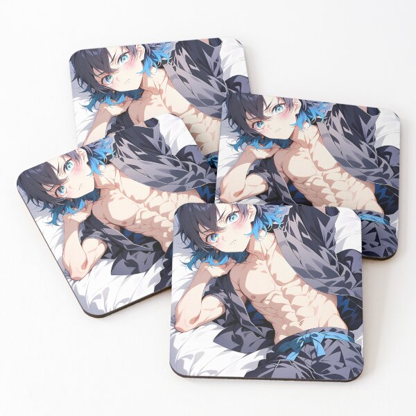 Item preview, Inosuke Hashibira Demon Slayer Cozy Pillow Resting Indoors designed and sold by JohnEllisa.