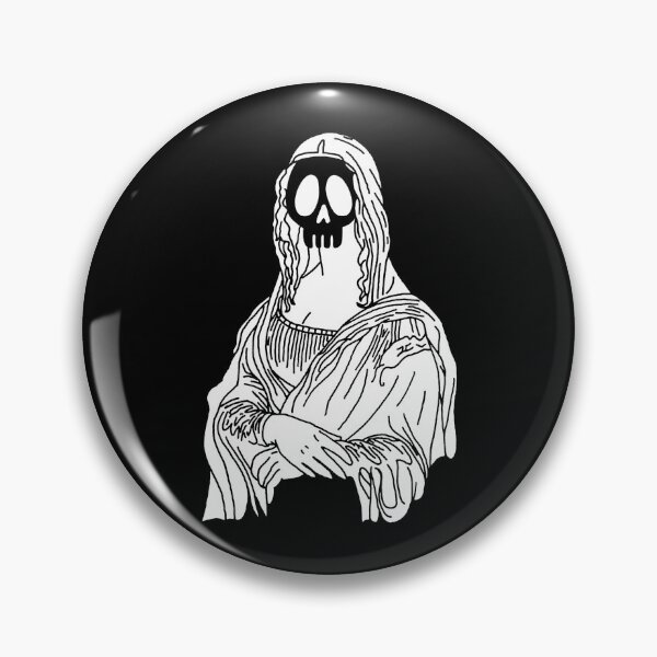 Item preview, Skull of the Mona Lisa (white) designed and sold by Lagueny.