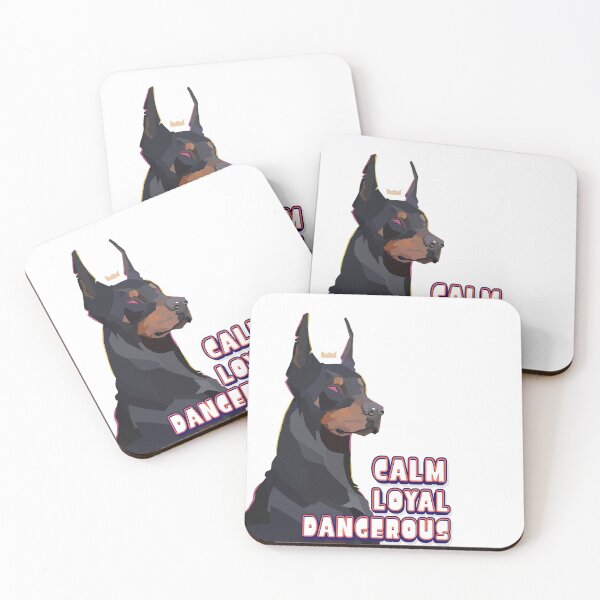 Item preview, Calm, Loyal, Dangerous. – Doberman Guard Dog Design designed and sold by UUniqueIImprint.