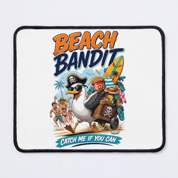 Item preview, Beach Bandit Seagull Pirate designed and sold by Sovereign Supply Co..