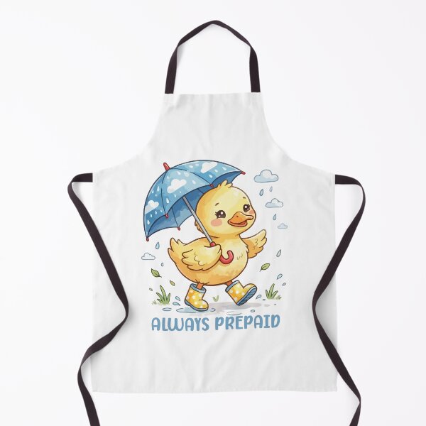 Item preview, Always Prepaid Cute Duck Rain Cartoon designed and sold by stylishdzign.
