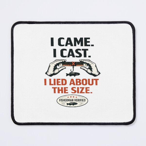 Item preview, I Came I Cast I Lied About The Size Funny Fishing Design designed and sold by 404CLOTHINGG.