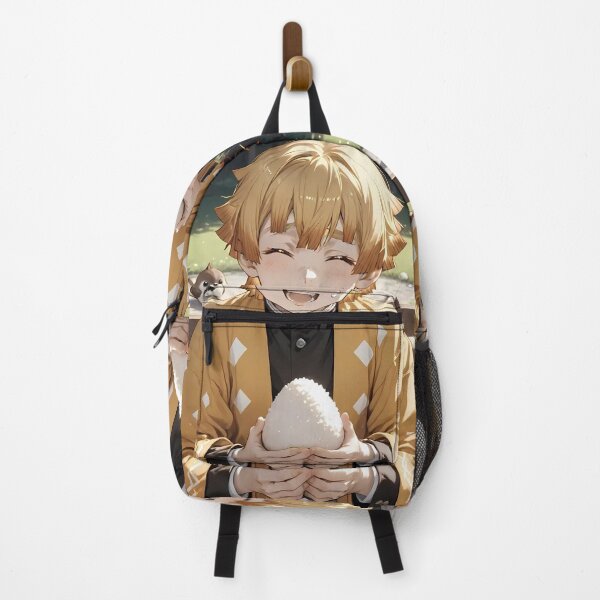 Item preview, Zenitsu Agatsuma kimetsu no yaiba Chibi Autumn Smile designed and sold by JohnEllisa.