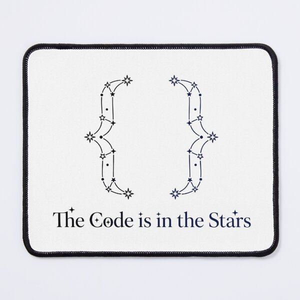 Item preview,  The Code is in the Stars Minimalist Coding Constellation Art designed and sold by pattman.