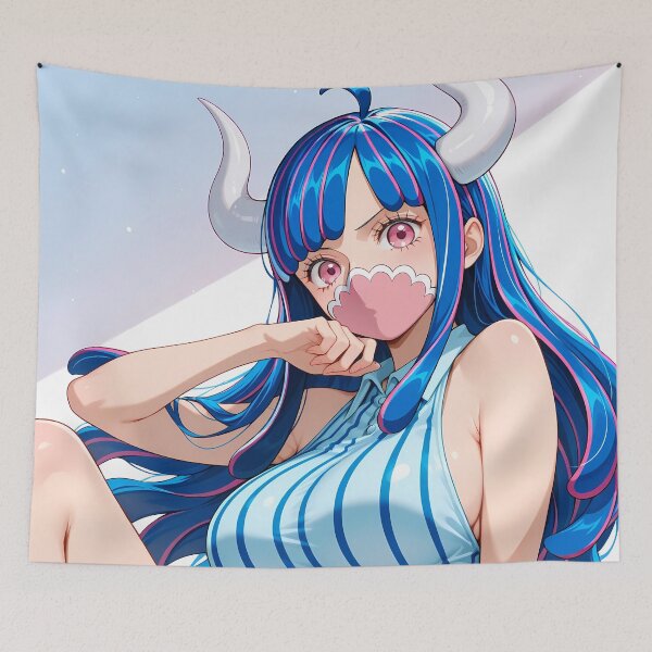 Item preview, Ulti One Piece Seated Blue Hair Horned Pose designed and sold by JohnEllisa.