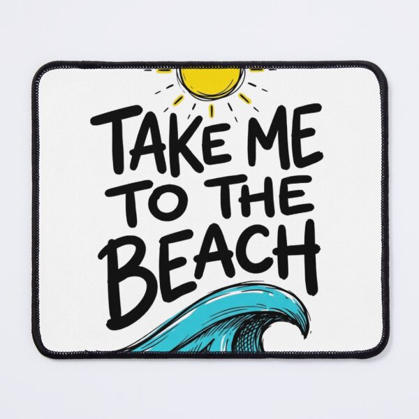 Item preview, Take Me To The Beach Vintage Retro Summer Wave designed and sold by Emerald Deep.