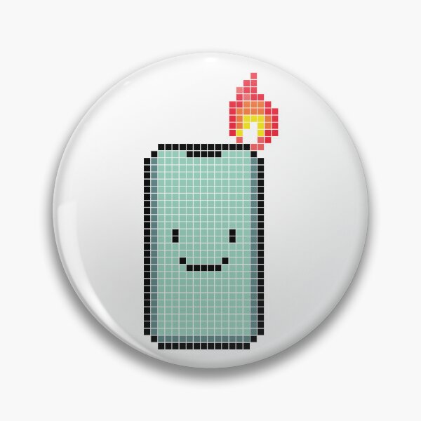 Item preview, On Fire iPhone Pixel Art – Retro Tech Illustration designed and sold by coshe.