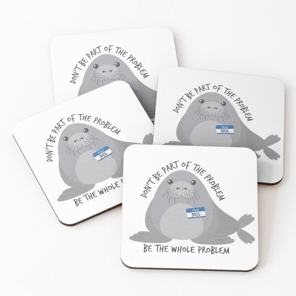 Item preview, Be The Whole Problem Funny Seal Meme designed and sold by VirgilPeck.