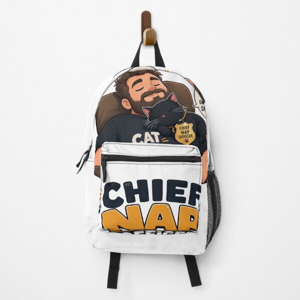 Item preview, Chief Nap Officer Black Cat Dad Funny Kawaii T-Shirt designed and sold by Ashley critters.