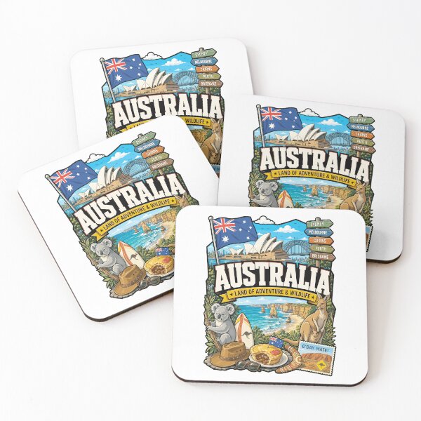 Item preview, Australia Adventure Wildlife Graphic Tee designed and sold by EdwinkOne.