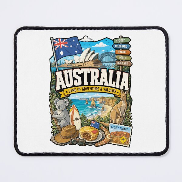 Item preview, Australia Adventure Wildlife Graphic Tee designed and sold by EdwinkOne.