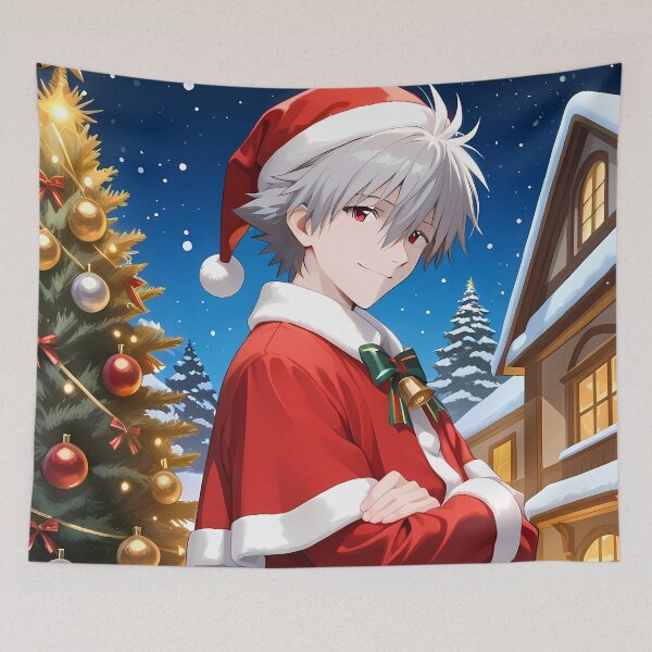 Item preview, Kaworu Nagisa Neon Genesis Evangelion Christmas Night designed and sold by JohnEllisa.