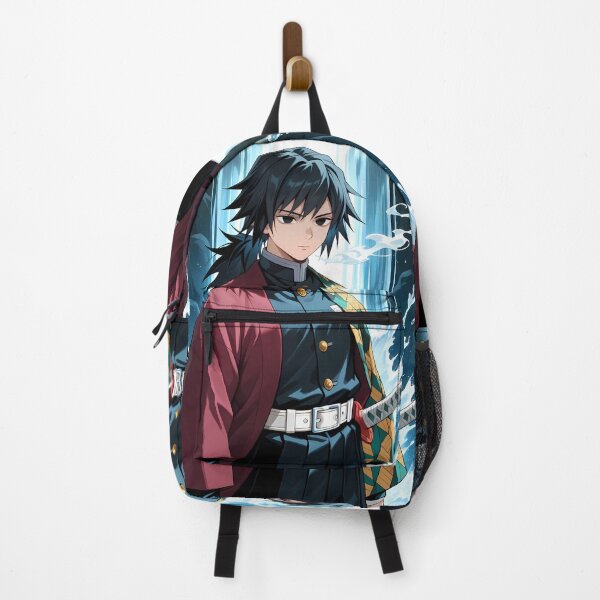 Item preview, Giyu Tomioka Demon Slayer Waterfall Hashira Portrait designed and sold by JohnEllisa.