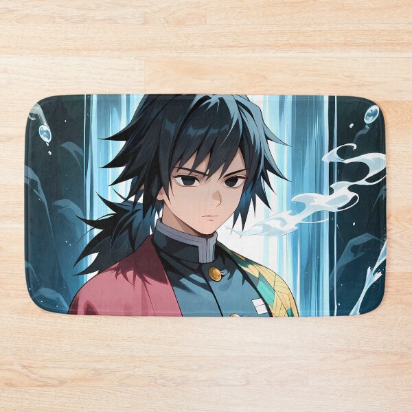 Item preview, Giyu Tomioka Demon Slayer Waterfall Hashira Portrait designed and sold by JohnEllisa.