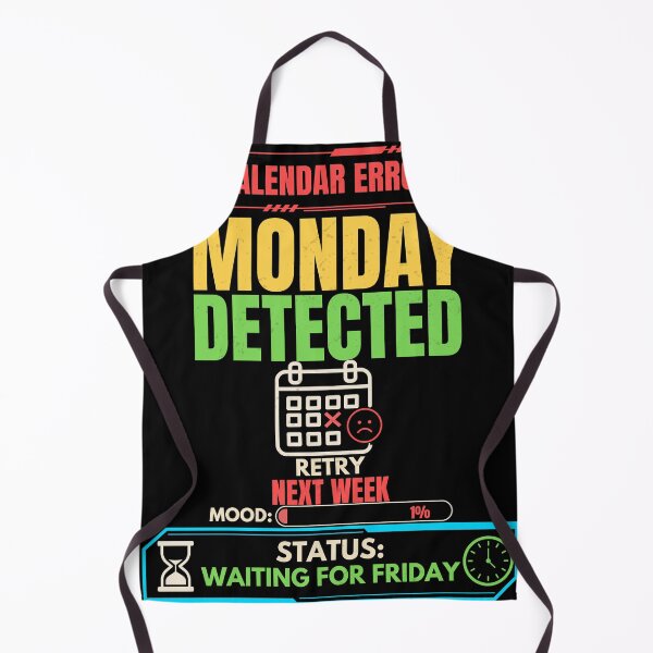 Item preview, Calendar Error Monday Detected Funny Office Humor T-Shirt designed and sold by Uvclick.