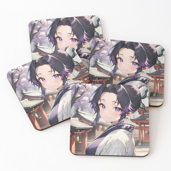 Item preview, Shinobu Kocho Demon Slayer Blossom Courtyard Calm designed and sold by JohnEllisa.