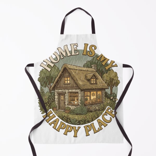 Aperçu de l'œuvre T-shirt « La maison, c'est mon havre de paix », T-shirt « Cosy Cottage », Cadeau pour casanier, T-shirt pour introverti, Vêtements Slow Living, T-shirt Cottagecore, Cadeau pour amoureux du confort de la maison créée et vendue par softmind studio.