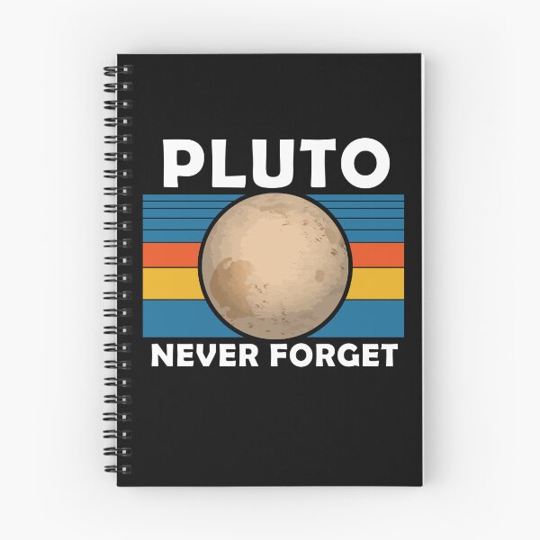 Item preview, Pluto Never Forget Retro Space  designed and sold by teeperfect.