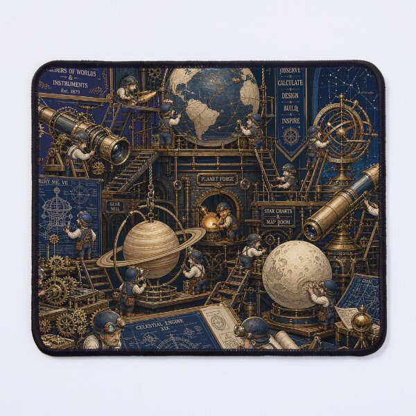 Item preview, Astronomy Workshop | Vintage Space Observatory Graphic T-Shirt for Stargazers designed and sold by rushaib.