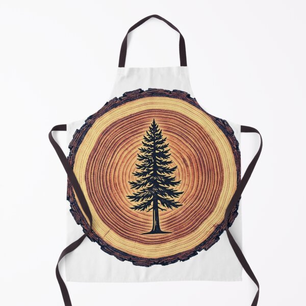 Item preview, Tree Rings Pine Silhouette Nature Mountain Hiking Adventure Design designed and sold by Gabe1983.