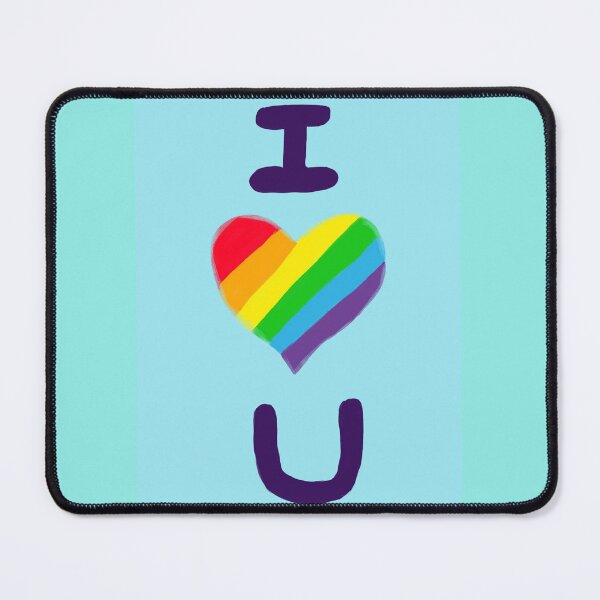 Item preview, I Love You Valentine's Pride Month Rainbow  designed and sold by Designs by Sara Felton.