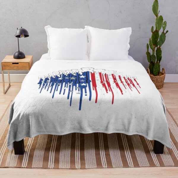 Item preview, American Flag Guitar Drip Patriotic Music Art designed and sold by SiarheiYur.