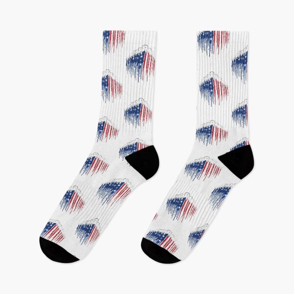 Item preview, American Flag Guitar Drip Patriotic Music Art designed and sold by SiarheiYur.