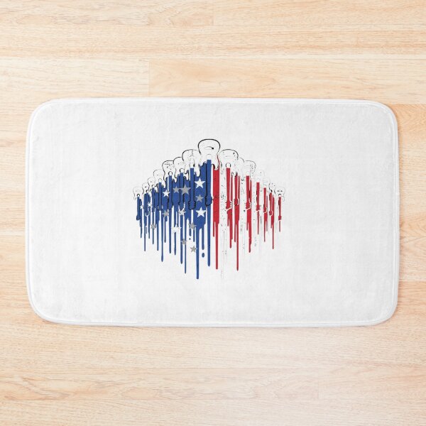 Item preview, American Flag Guitar Drip Patriotic Music Art designed and sold by SiarheiYur.