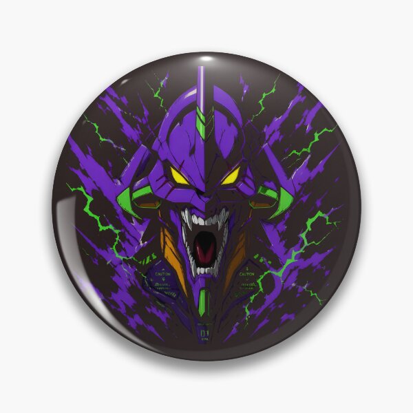 Item preview, Cyber Mecha Robot Purple Green Lightning Aura designed and sold by RoyalEarthstore.