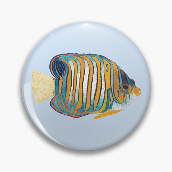 Item preview, REGAL ANGELFISH ADULT-Pygoplites diacanthus designed and sold by BEATRIZ ABAITUA.