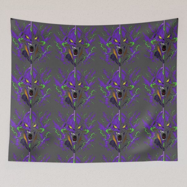Item preview, Cyber Mecha Robot Purple Green Lightning Aura designed and sold by RoyalEarthstore.