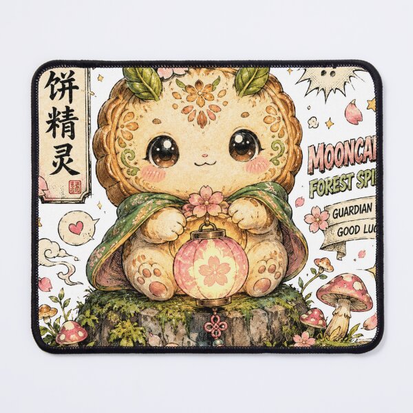 Item preview, Mooncake Forest Spirit – Lucky Sakura Guardian designed and sold by BadMary.