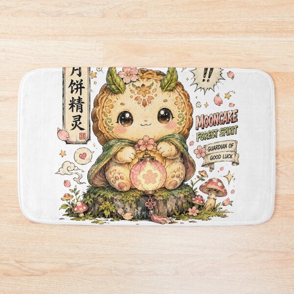Item preview, Mooncake Forest Spirit – Lucky Sakura Guardian designed and sold by BadMary.