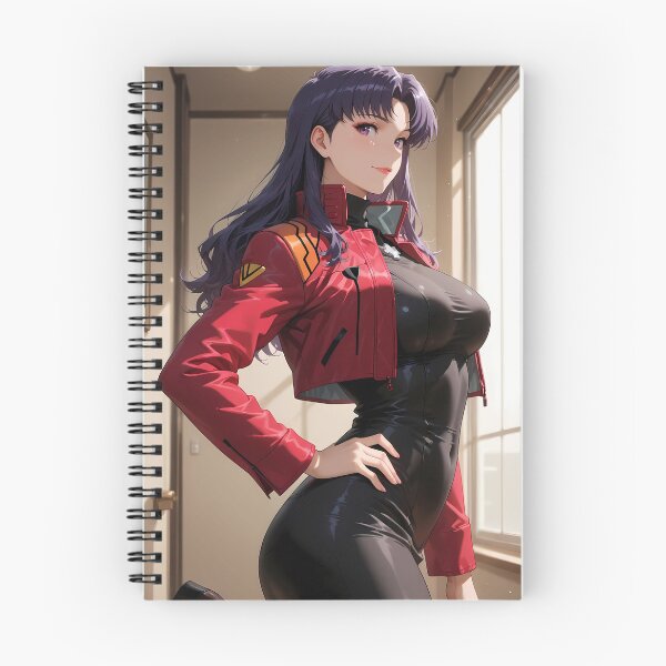 Item preview, Misato Katsuragi Neon Genesis Evangelion Red Jacket Window Light Portrait designed and sold by JohnEllisa.