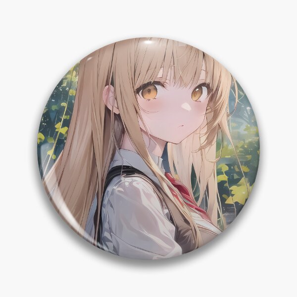 Item preview, Mahiru Shiina Angel Next Door Golden Gaze School Uniform Sunlit Stairs designed and sold by JohnEllisa.