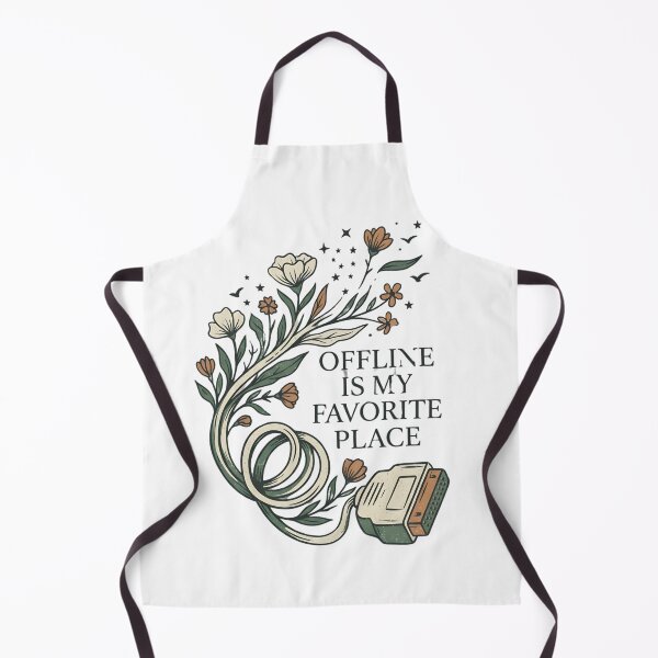 Item preview, Offline Is My Favorite Place Shirt, Digital Detox Tee, Introvert Shirt, Unplug Gift, Minimalist Lifestyle, Social Media Break Shirt designed and sold by softmind studio.