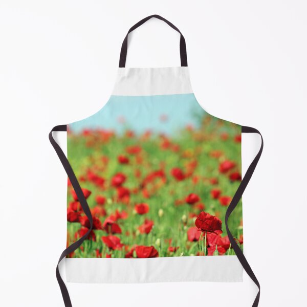 Item preview, Poppies flower meadow, countryside landscape, spring season designed and sold by goceris.