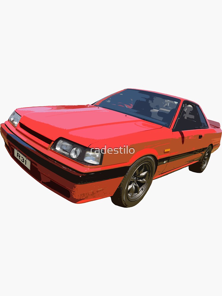 Thumbnail 3 of 3, Sticker, Nissan Skyline R31 GTS-X designed and sold by radestilo.