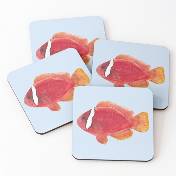 Item preview, TOMATO CLOWNFISH-Amphiprion frenatus designed and sold by BEATRIZ ABAITUA.