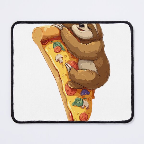 Item preview, Sloth on Pizza Slice Funny Animal Food designed and sold by Nexahubonline.