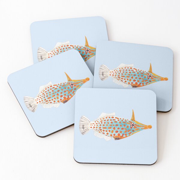 Item preview, HARLEQUIN FILEFISH-Oxymonacanthus longirostris designed and sold by BEATRIZ ABAITUA.